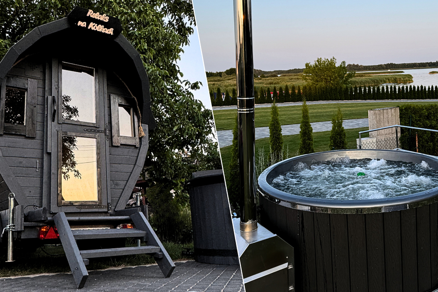 Zdjęcie na okładce dla Relaks na Kółkach - mobilna sauna i balia z hydromasażem | SPA z dostawą Konin